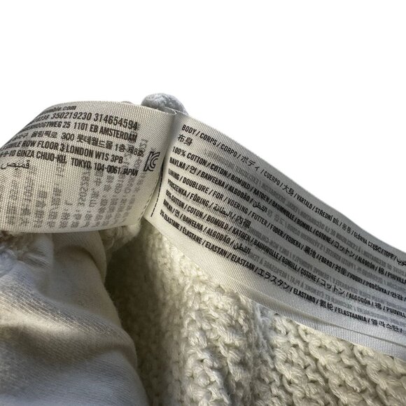 Hollister Crochet Tank Large White Cropped Festival Boho Fairy Adjustable Straps - Picture 7 of 9